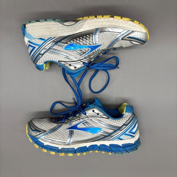 Brooks Adrenaline GTS 15 Womens 9 B Blue Gray Running Shoes DNA Cushioning - Picture 6 of 11